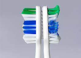 worn toothbrush versus